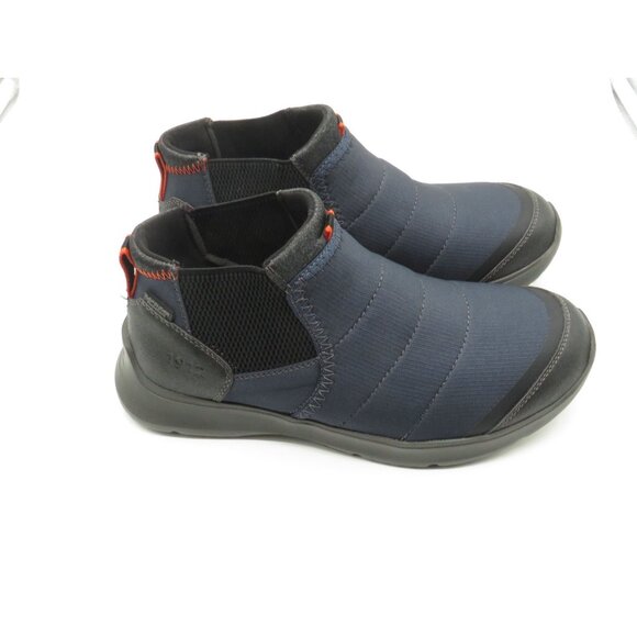 Nunn Bush Men's Navy Slip-On Casual Boots Comfort Gel Sole Elastic Sides 8 NEW - Picture 4 of 7